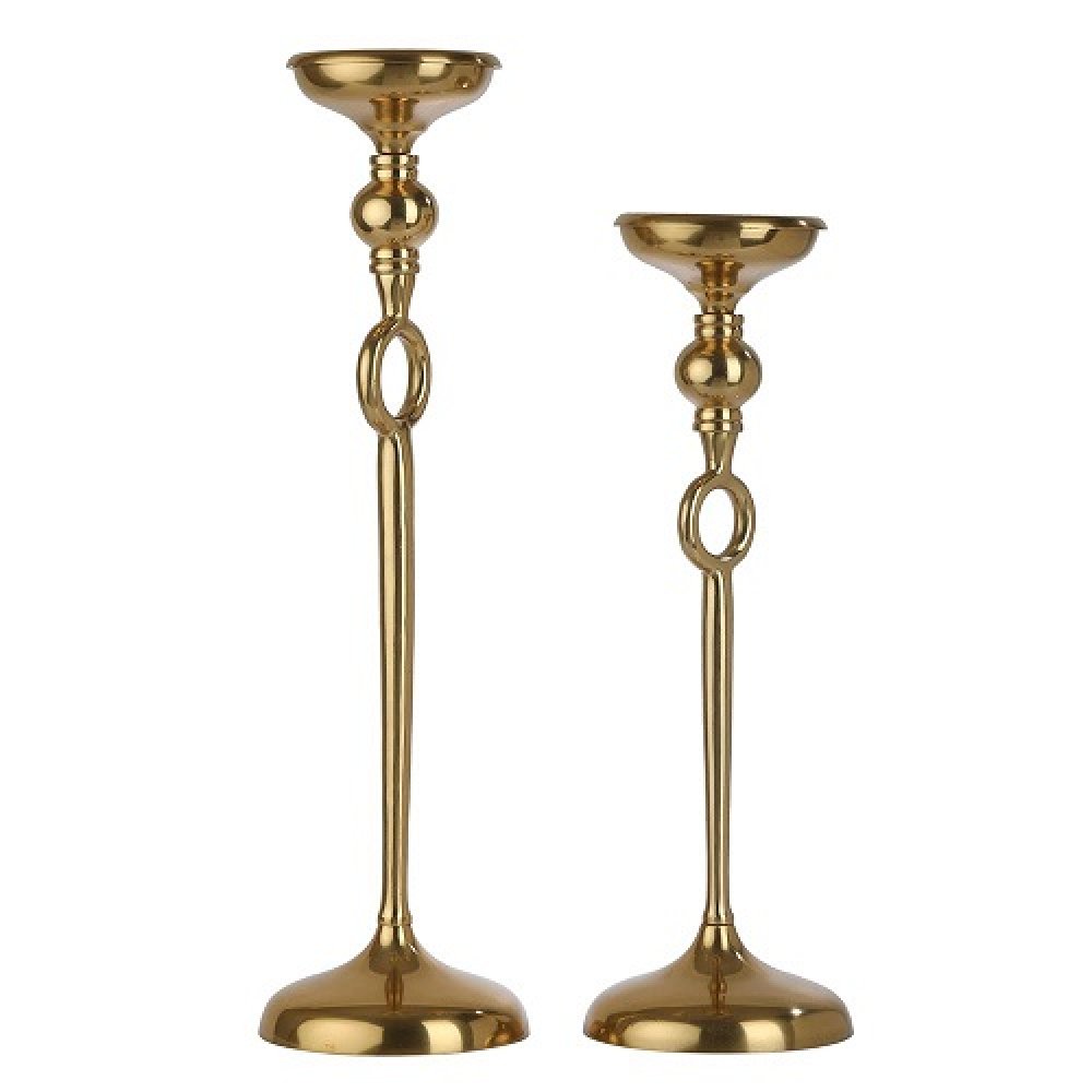 Ajna set of 2 Gold Pillar Holder image