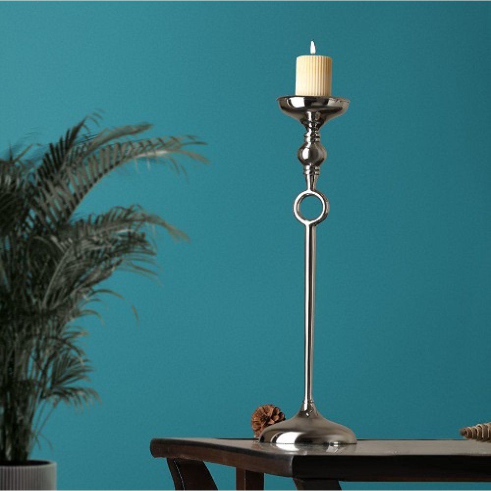 Ajna Silver Large Pillar Holder image