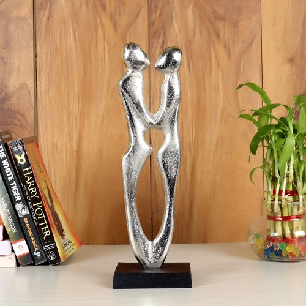  Couple Statue Silver image