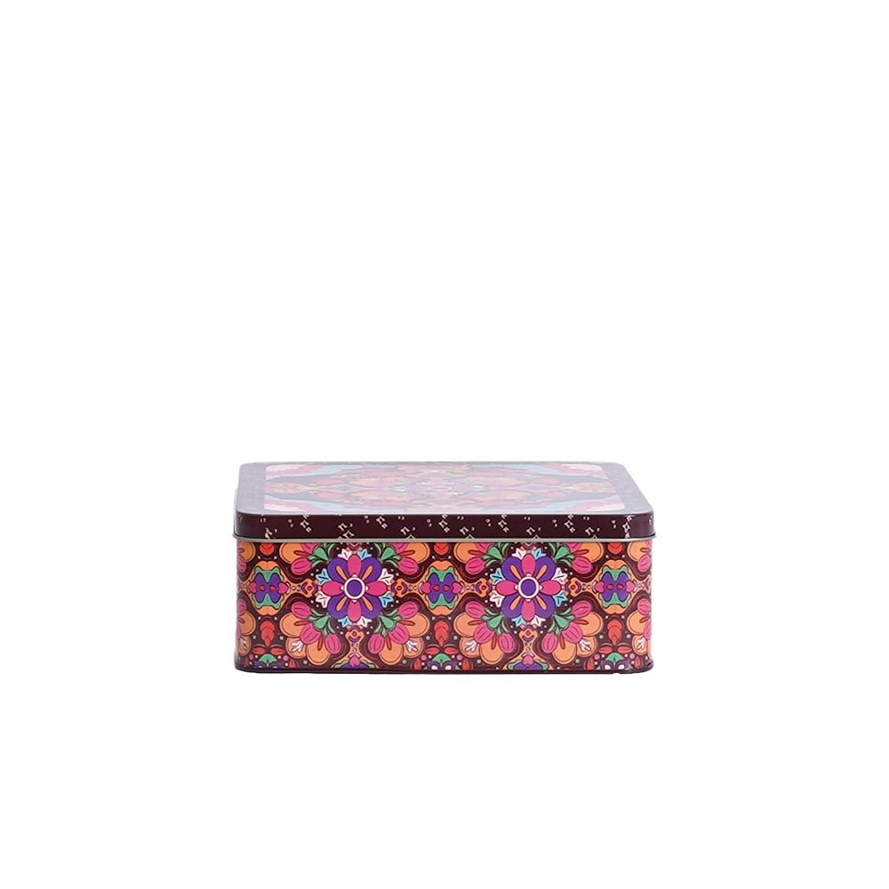 Glistendecor Metal Storage Box: Sturdy Organizer for Small Essentials image