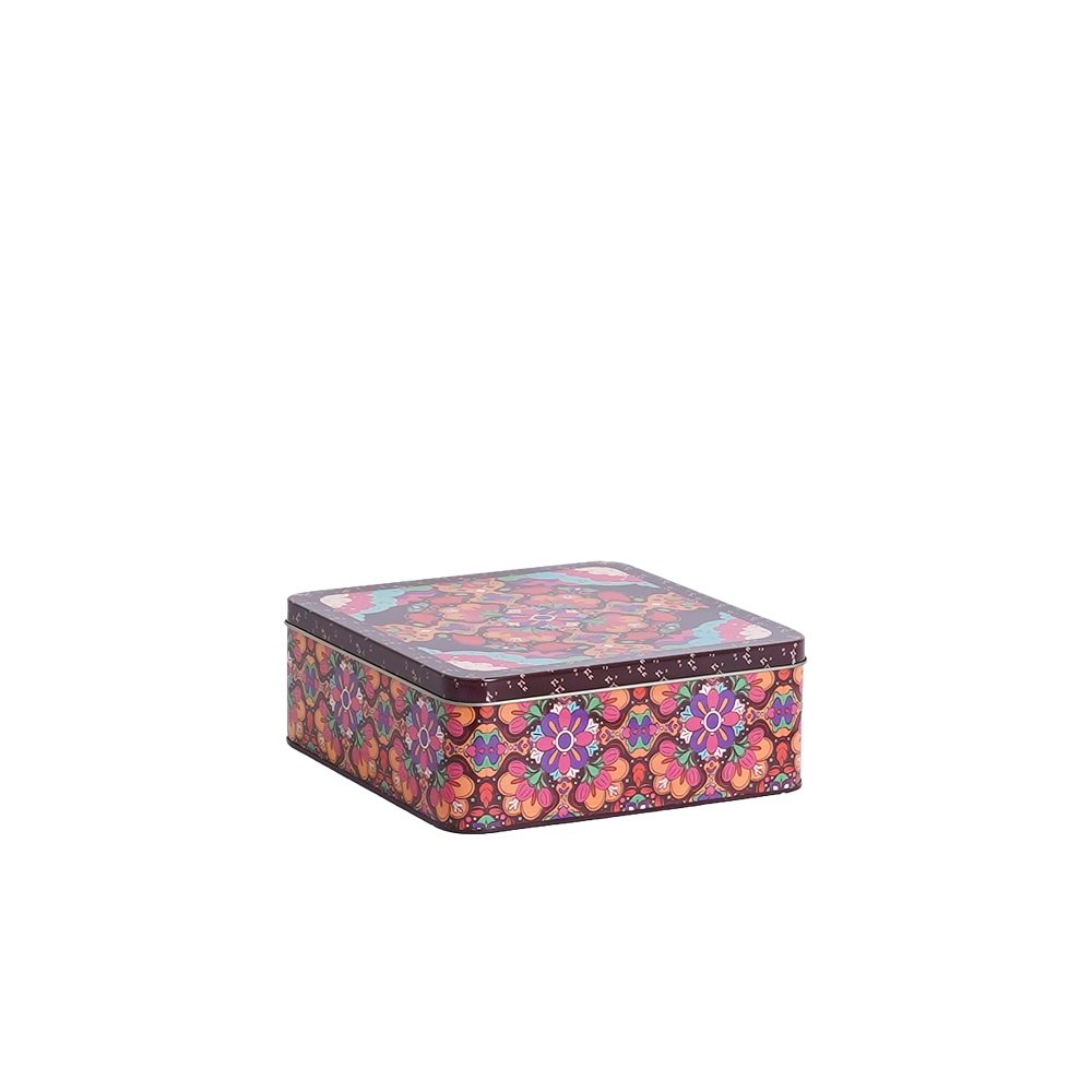 Glistendecor Metal Storage Box: Sturdy Organizer for Small Essentials image