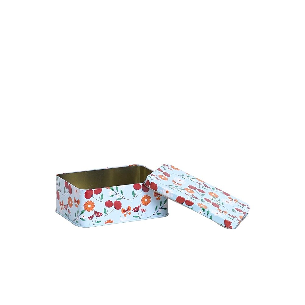 Glistendecor Metal Storage Box: Durable Container for Small Items image