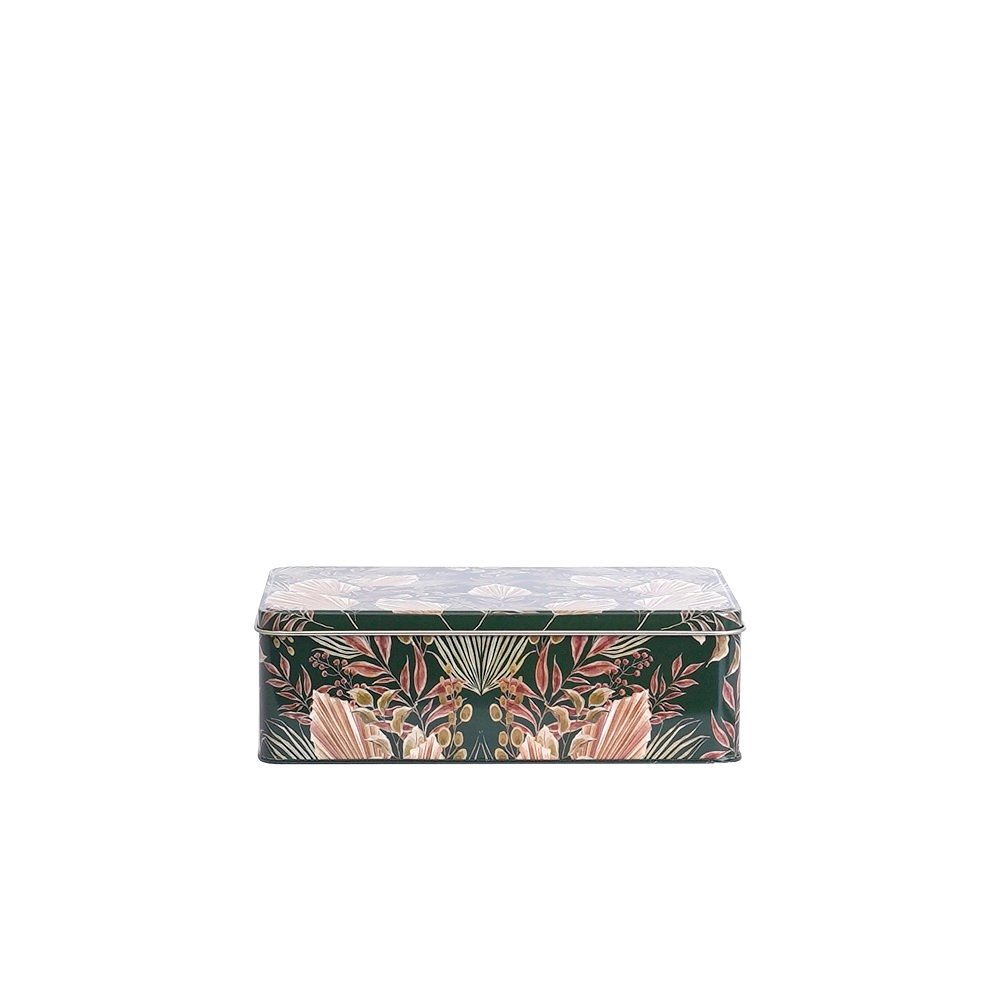 Glistendecor Small Metal Storage Box: Glistendecor Compact Container with Lid image