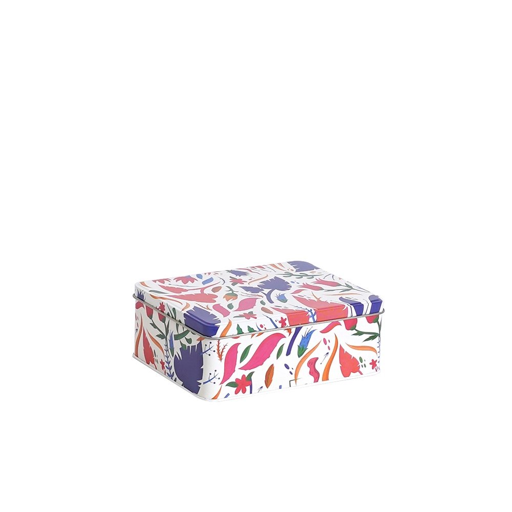 Glistendecor Metal Storage Case: Glistendecor Small Rectangular Box with Secure Lid image