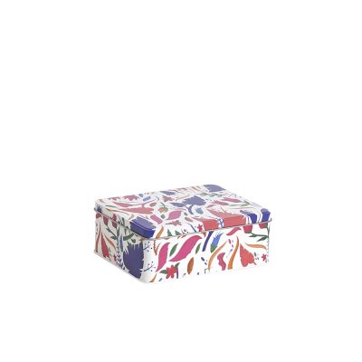 Glistendecor Metal Storage Case: Glistendecor Small Rectangular Box with Secure Lid image