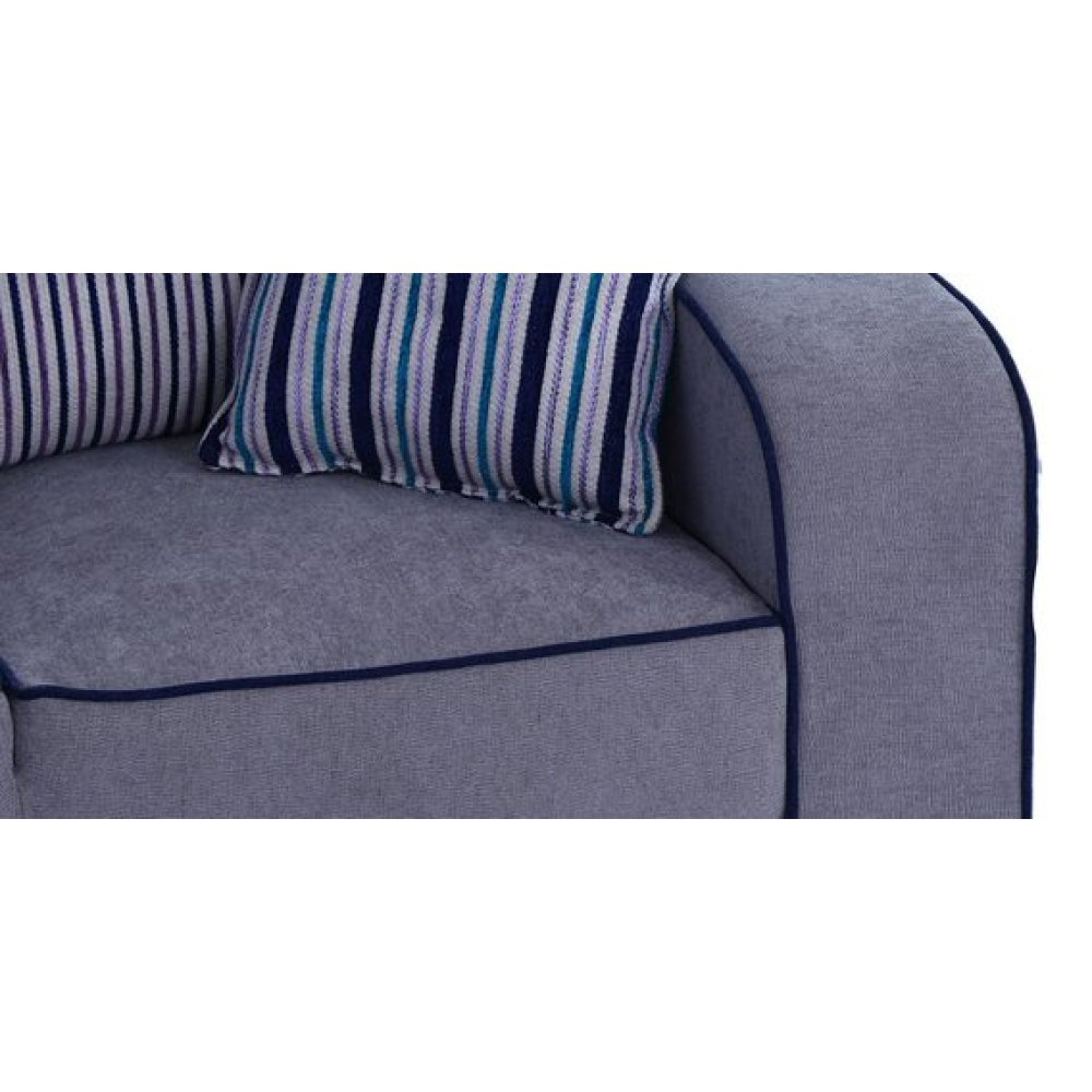 Alex Fabric LHS Sectional Sofa in Grey Colour image