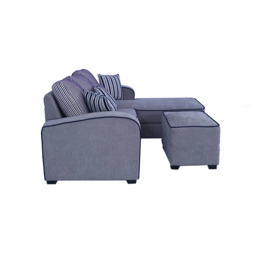 Alex Fabric LHS Sectional Sofa in Grey Colour image