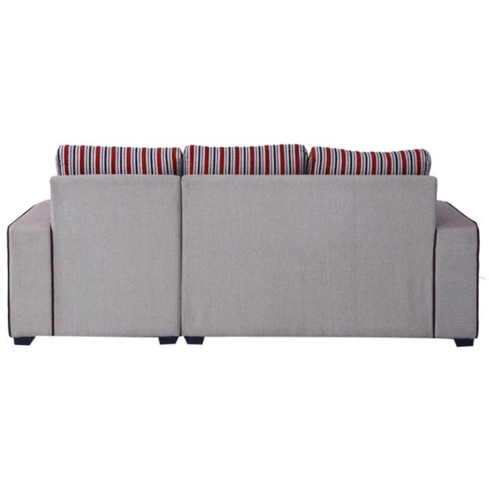 Alex Fabric LHS Sectional Sofa in Light Brown Colour image