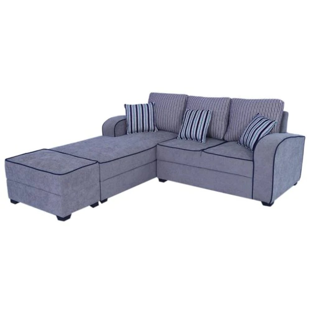 Alex Fabric RHS Sectional Sofa in Grey Colour image