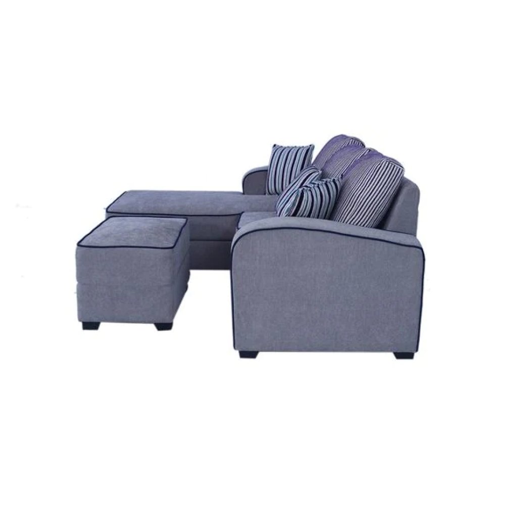 Alex Fabric RHS Sectional Sofa in Grey Colour image