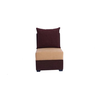 Jordan Fabric RHS Sectional Sofa in Beige & Brown Colour image