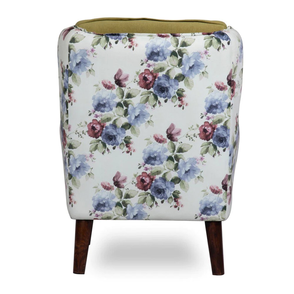 Jerrish Fabric Lounge Chair in Green Color image