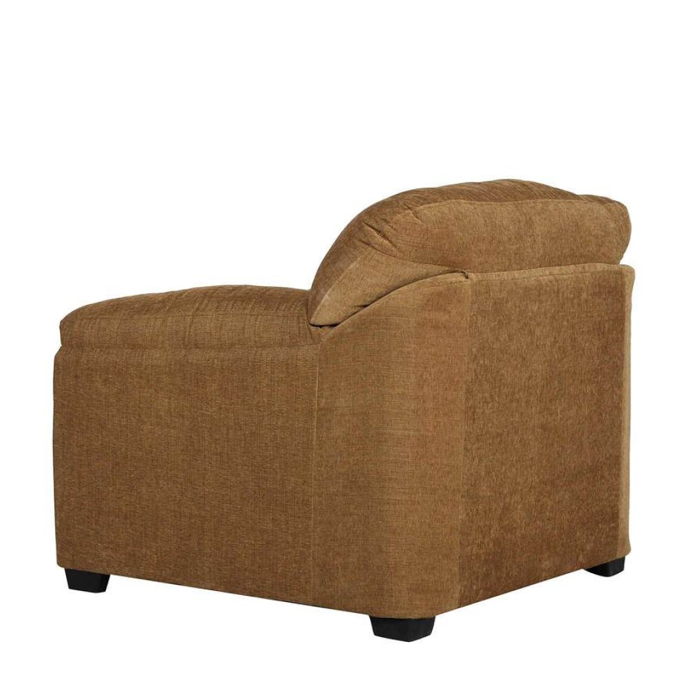 Colton Fabric 1 Seater Sofa in Coffee Brown Color image