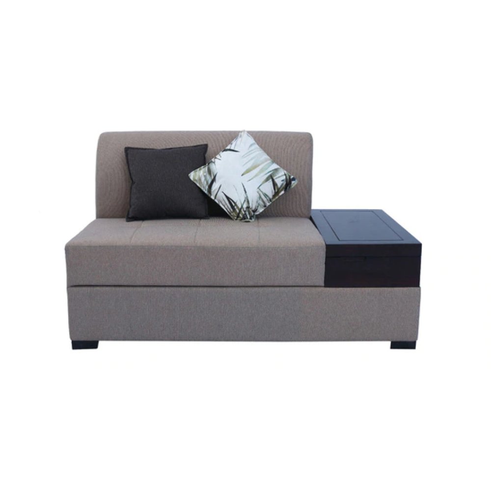 Nanaimo Fabric RHS Sectional Sofa in Brown Colour image