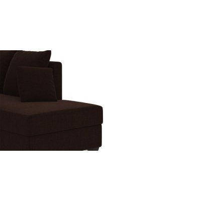 Jordan Fabric LHS Sectional Sofa(2+ Lounger)in Brown Colour image