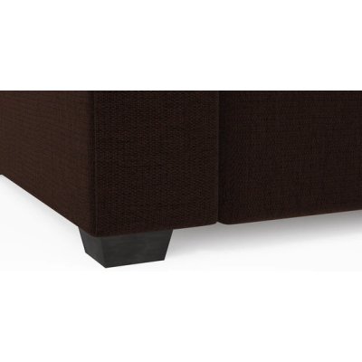 Jordan Fabric LHS Sectional Sofa(2+ Lounger)in Brown Colour image