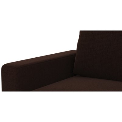 Jordan Fabric LHS Sectional Sofa(2+ Lounger)in Brown Colour image
