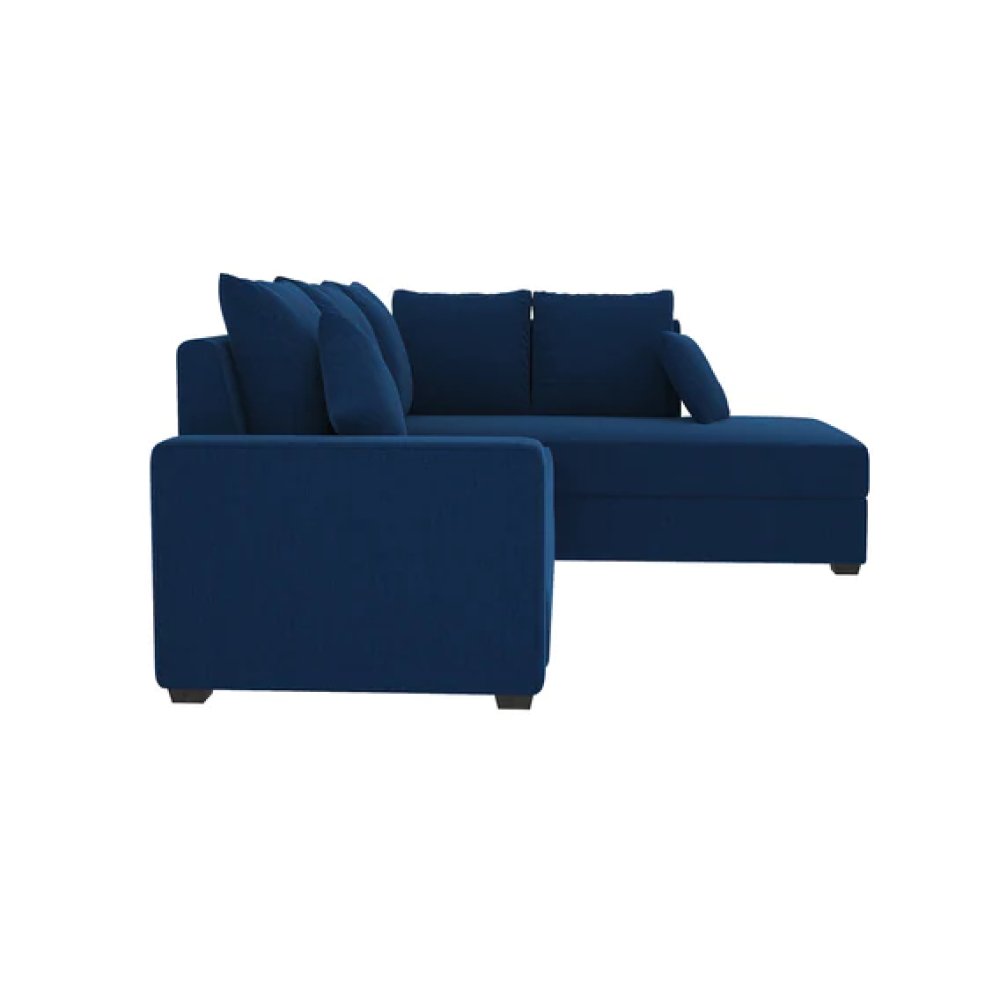 Jordan Fabric RHS Sectional Sofa(2+Lounger) in Blue Colour image