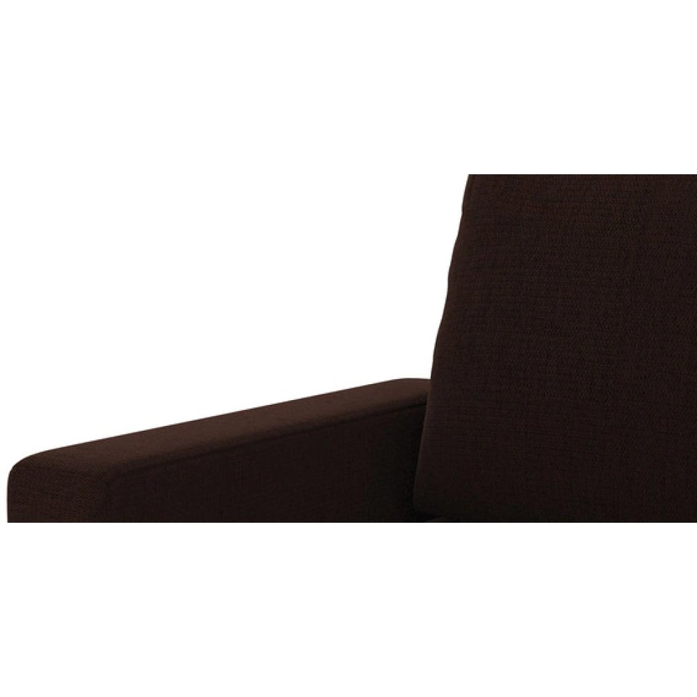Jordan Fabric LHS Sectional Sofa(3+ Lounger)in Brown Colour image