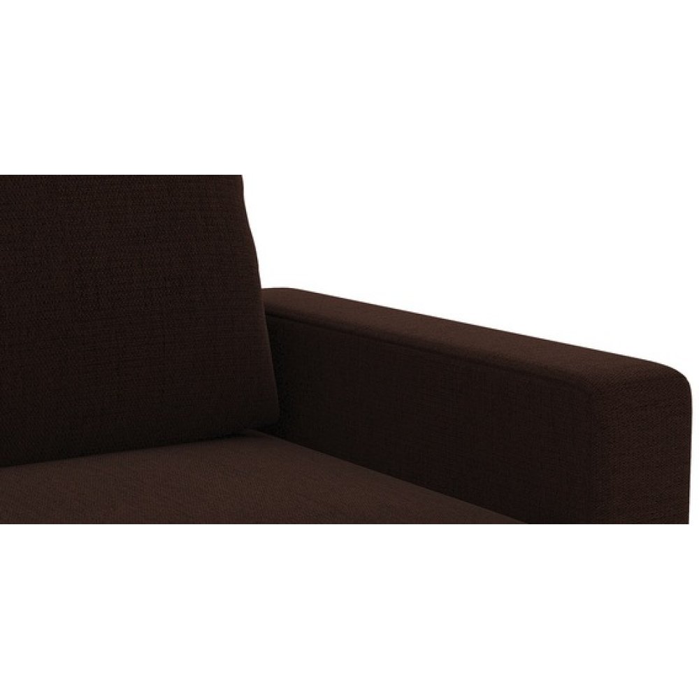 Jordan Fabric RHS Sectional Sofa in Brown Colour image