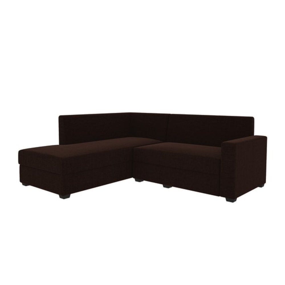 Jordan Fabric RHS Sectional Sofa in Brown Colour image