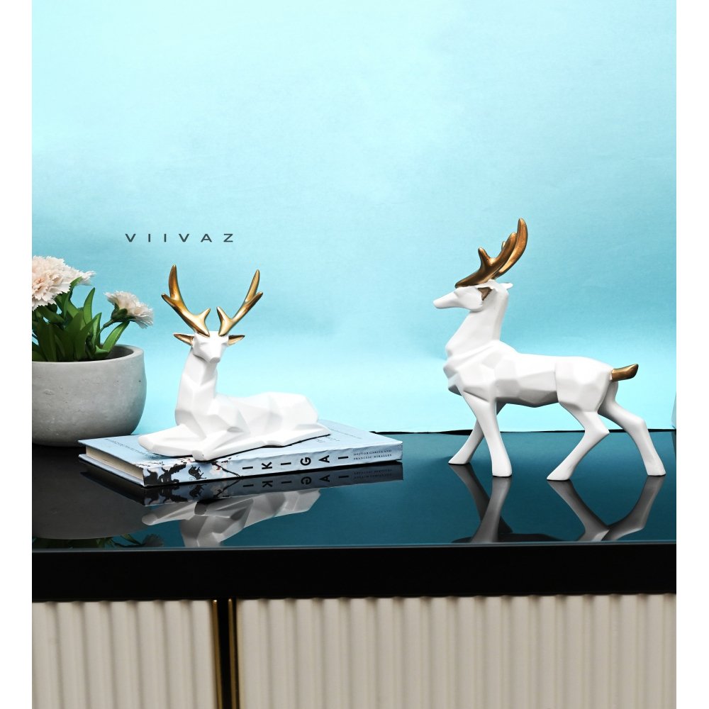 Artistic Deer Majistic White Pair - Set of 2 image