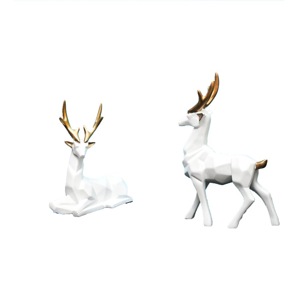 Artistic Deer Majistic White Pair - Set of 2 image