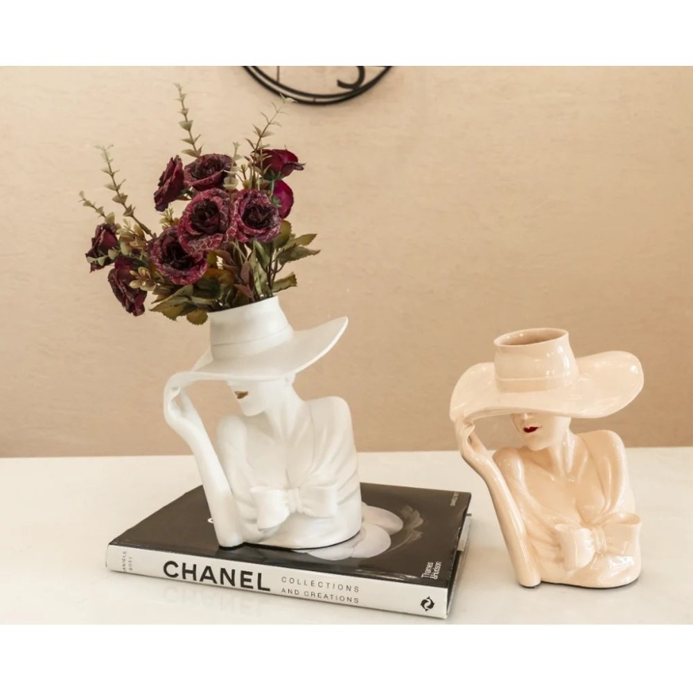 Mystic Madona Flower Vase White image