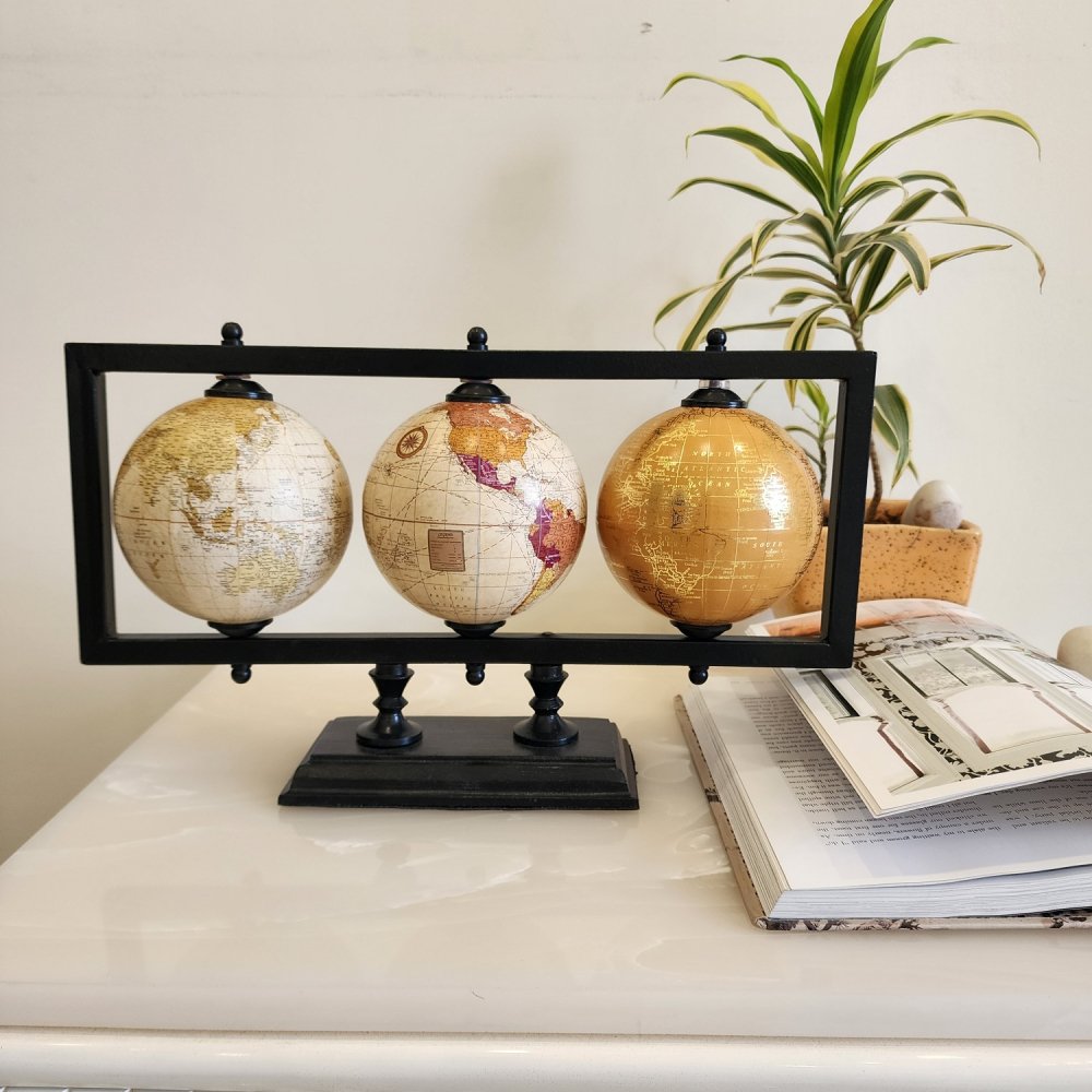 Argentina Laminated Set of 3 Globe image