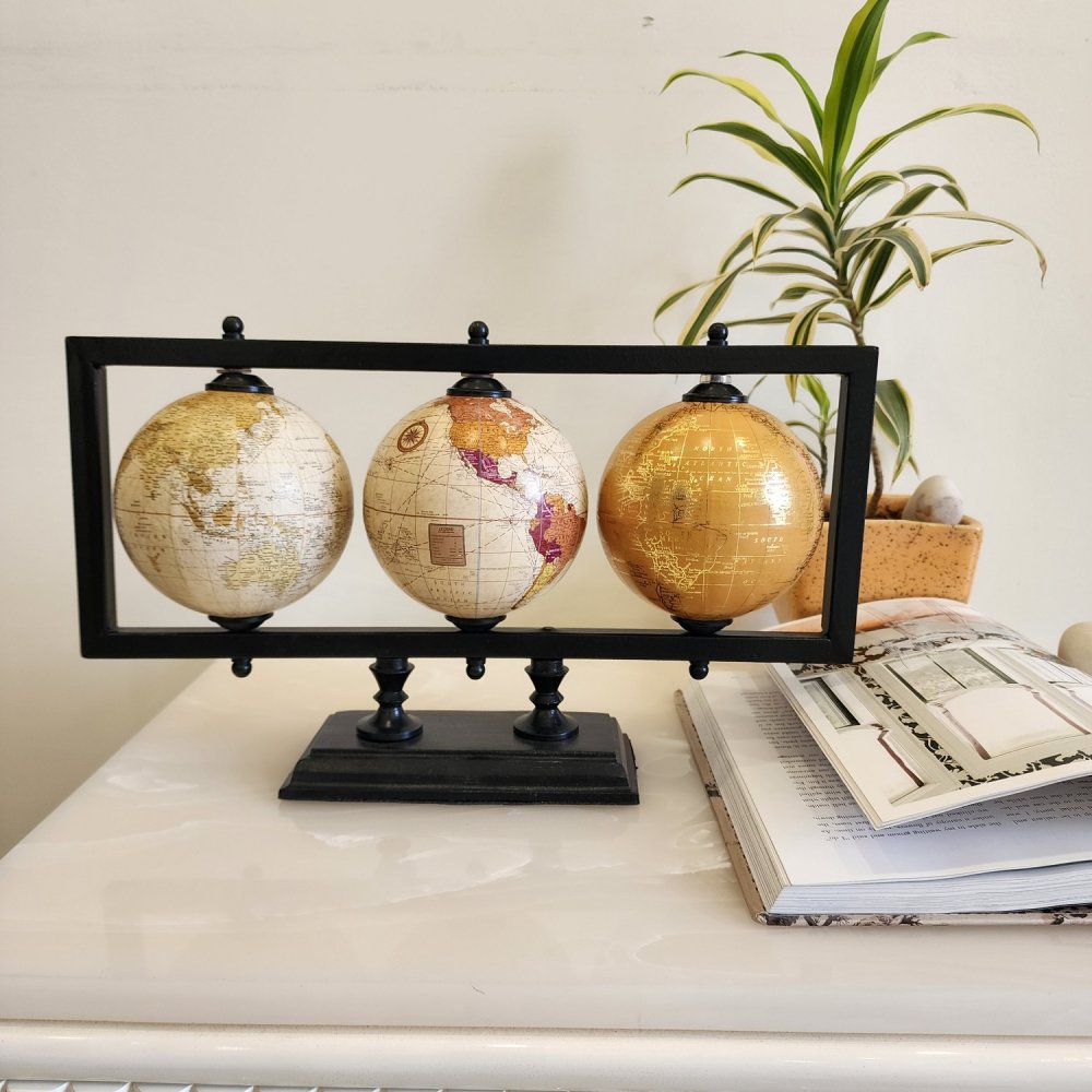 Argentina Laminated Set of 3 Globe image