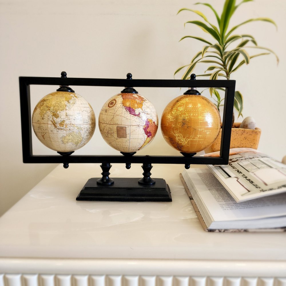 Argentina Laminated Set of 3 Globe image