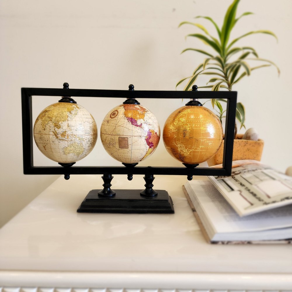 Argentina Laminated Set of 3 Globe image