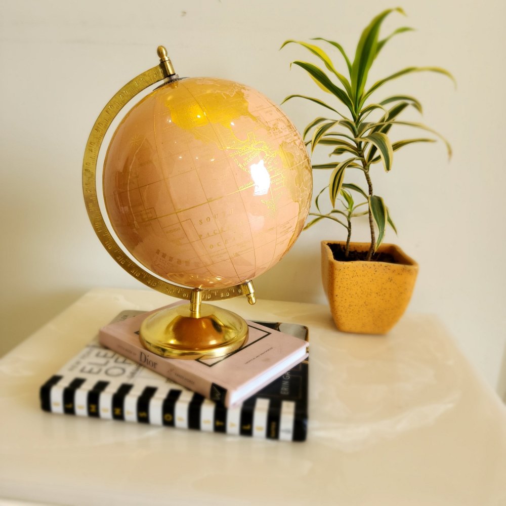 Centrala Laminated Gold Pink Globe image