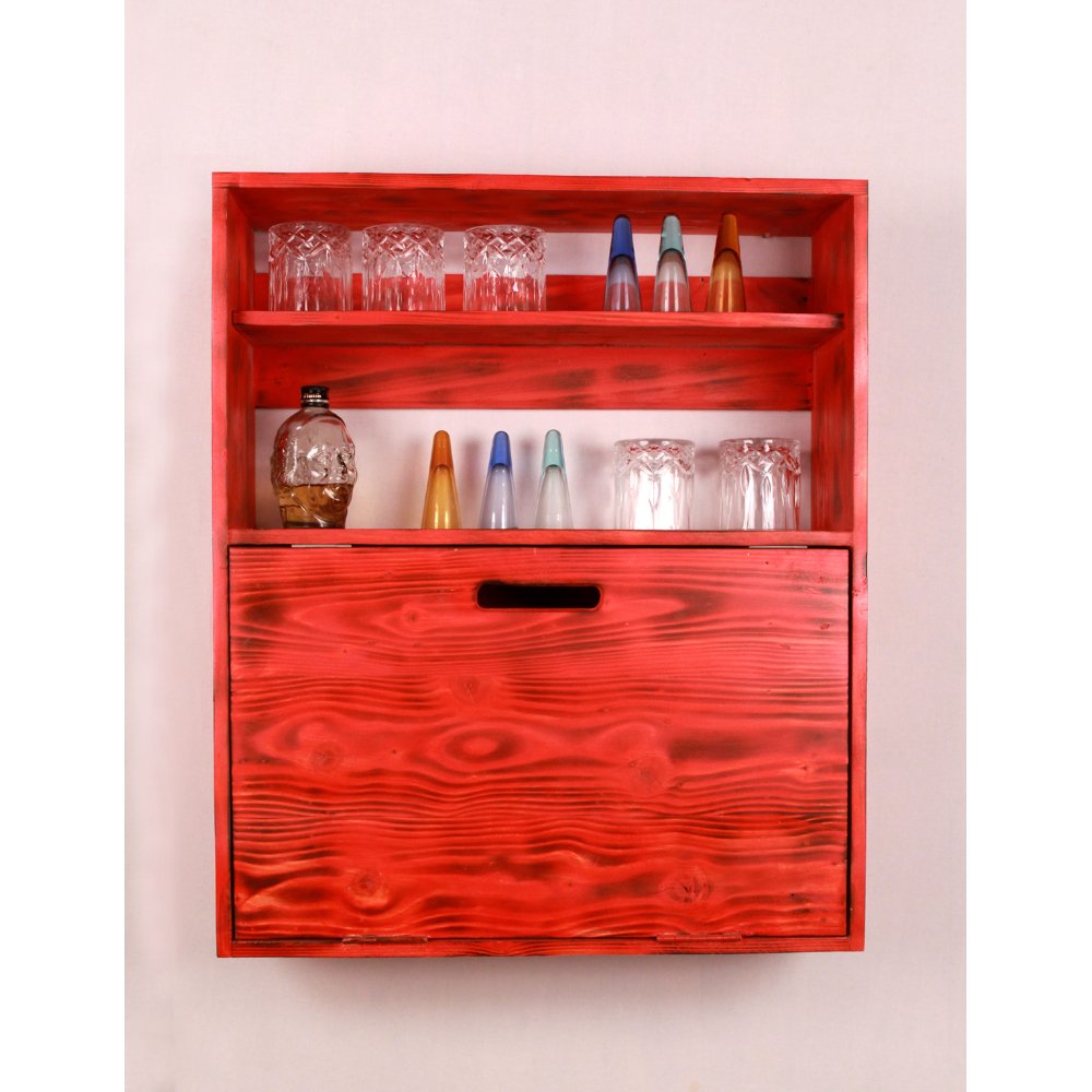 Fire Red Wall Mount Bar image