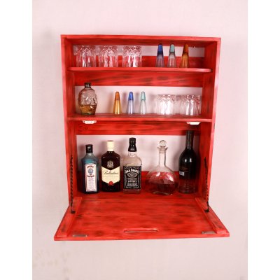 Fire Red Wall Mount Bar image