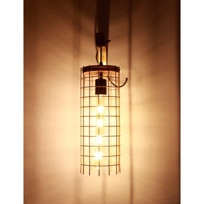 Metal mesh wall sconces light
