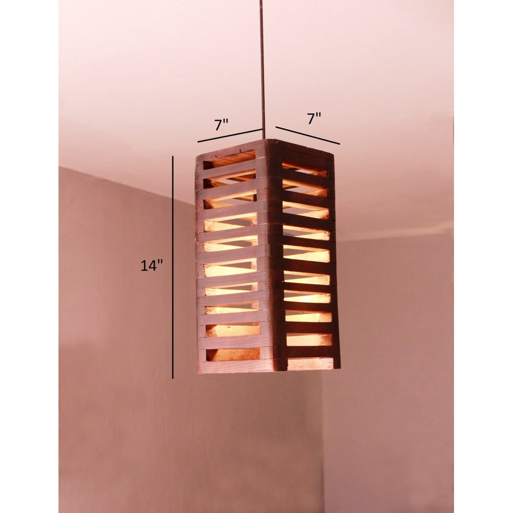 Wooden ceiling light image