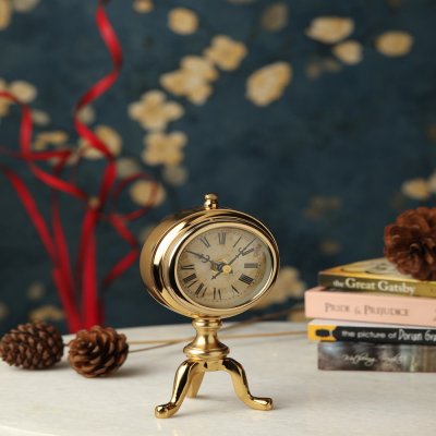 Chrono Full Gold Clock 
