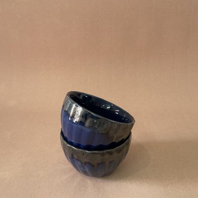 Deep Blue Sweet Bowls -Pack of 2 image