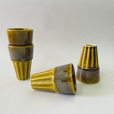 Mustard Tea Glasses (Set of 4) image