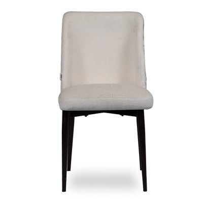 Emil Fabric Dining Chair In Cream Color image