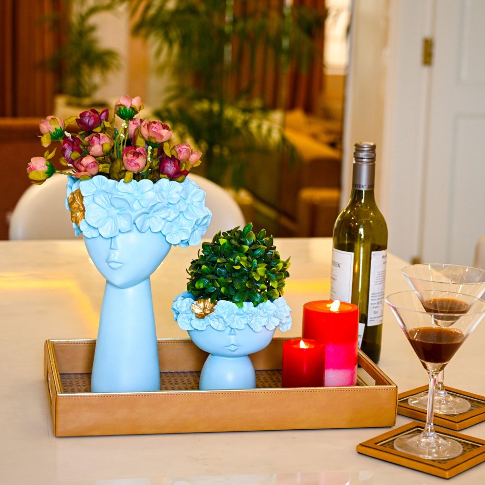 Adorable Tiara Vases Off White Set of 2 image