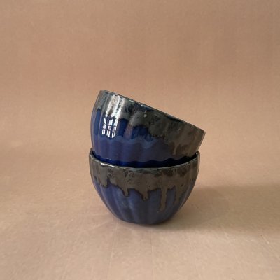 Deep Blue Sweet Bowls -Pack of 2