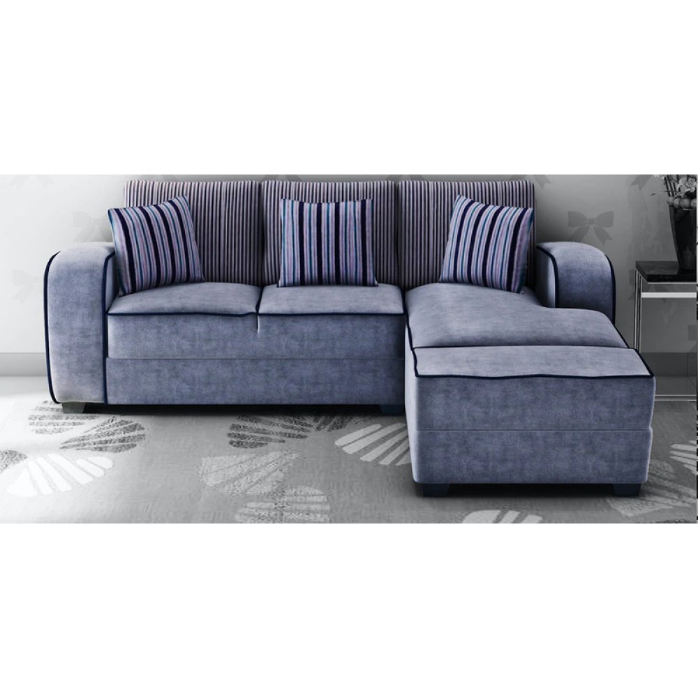 Alex Fabric LHS Sectional Sofa in Grey Colour image