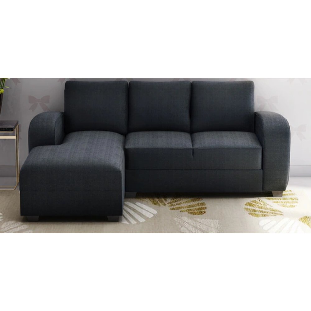 Alex Fabric RHS Sectional Sofa in Dark Grey Colour image