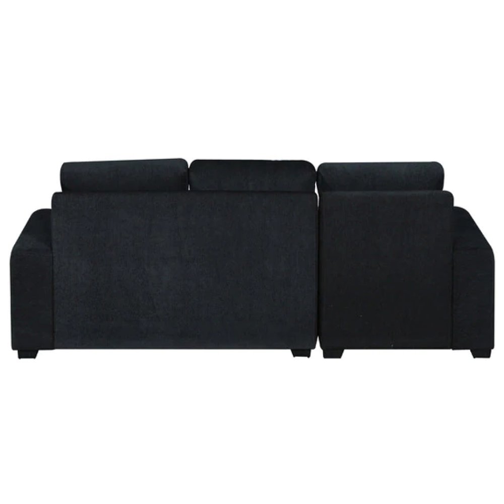 Alex Fabric RHS Sectional Sofa in Dark Grey Colour image