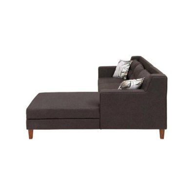Alonis 5 Seater LHS Sectional Sofa In Brown Colour image