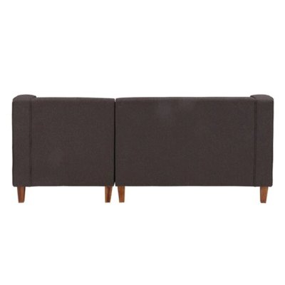 Alonis 5 Seater LHS Sectional Sofa In Brown Colour image