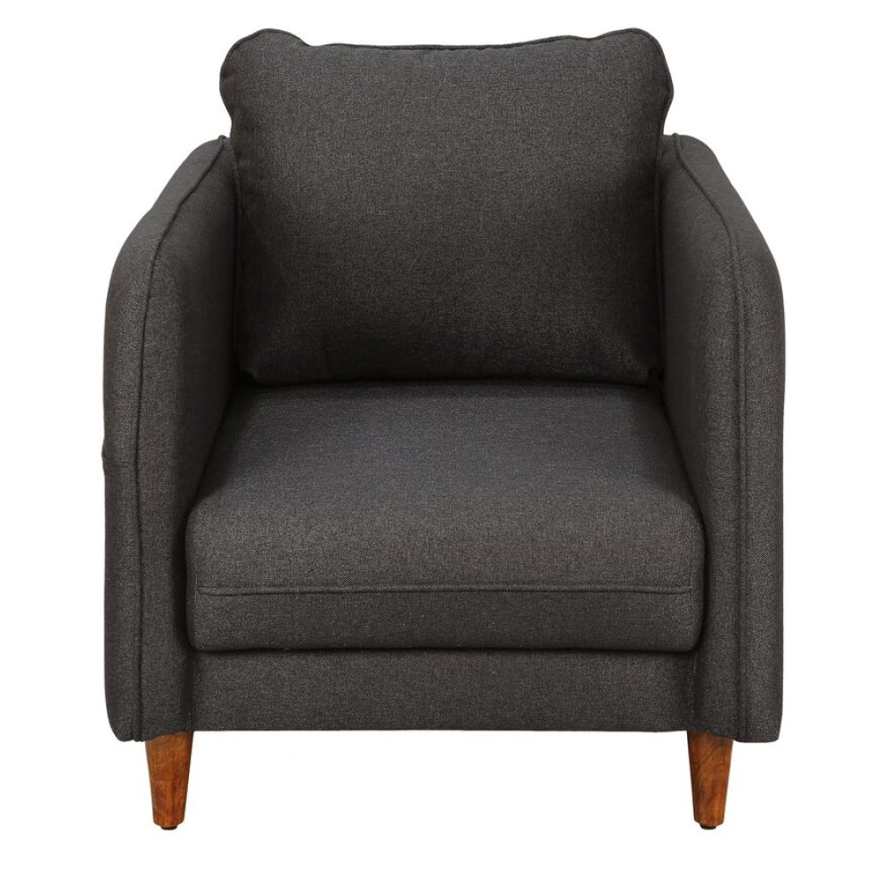 Amelio 1 Seater Sofa In Brown Colour image