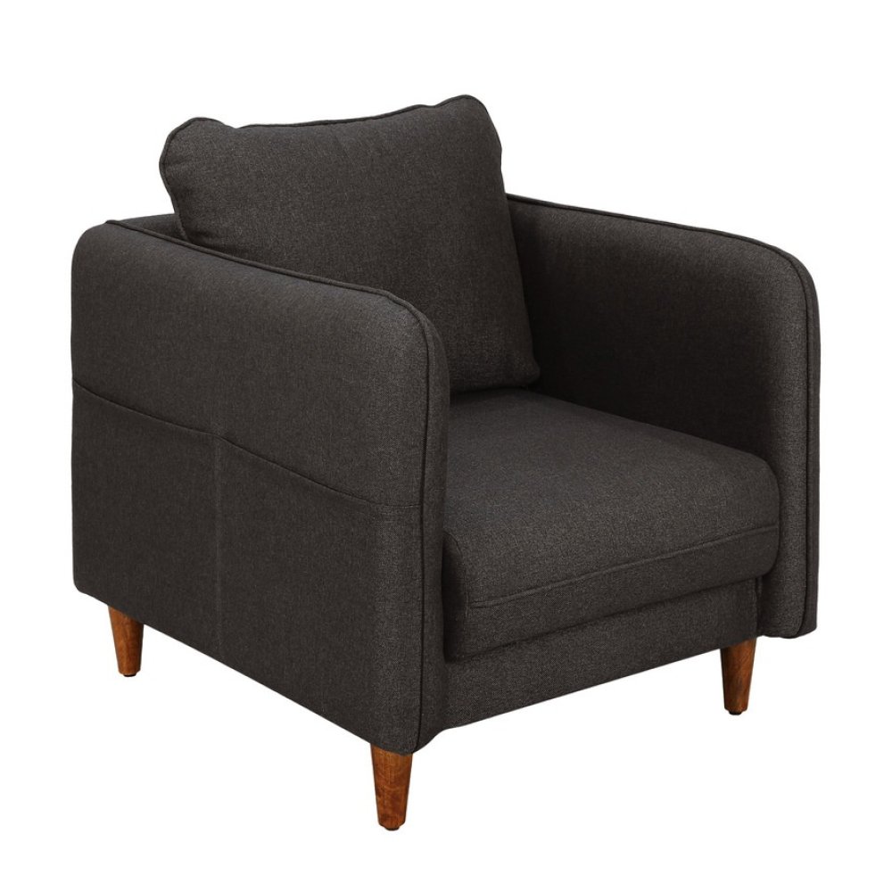 Amelio 1 Seater Sofa In Brown Colour image